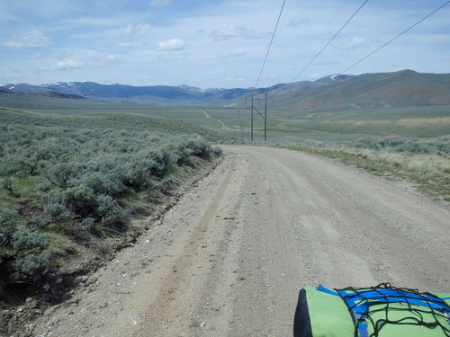 GDMBR: The back view from the Medicine Lodge-Sheep Creek Divide.